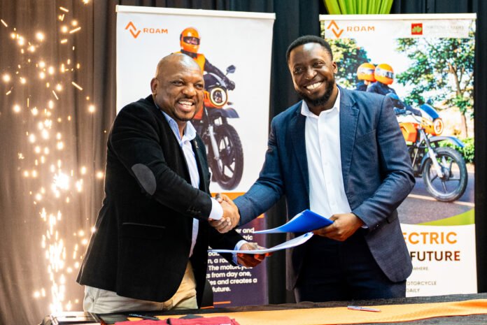 1. Official document handover by Bernard Mwonyonyo and Habib Lukaya