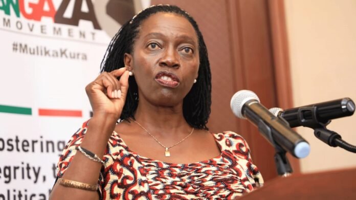 Martha Karua returns to Nairobi after being detained and denied entry into Uganda, with a press briefing scheduled at JKIA.