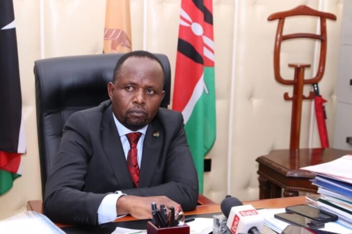 Governor George Natembeya of Trans-Nzoia County.