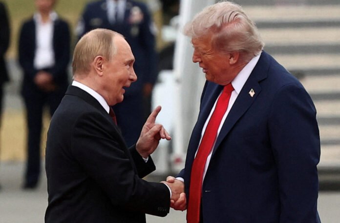 U.S. President Trump meets with Russian President Putin in Alaska