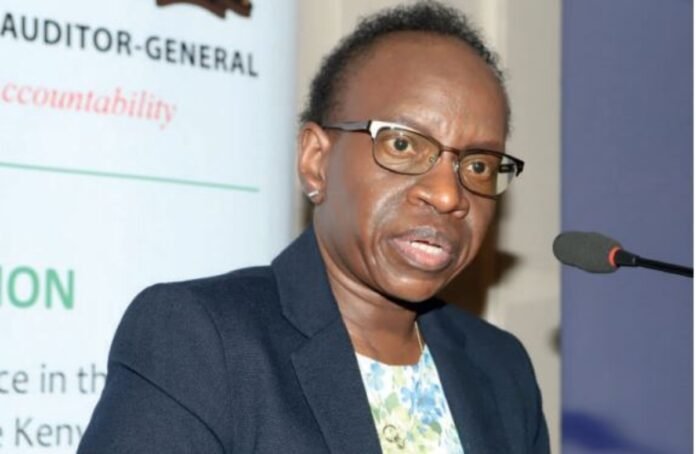 Auditor General Nancy Gathungu during a past function.