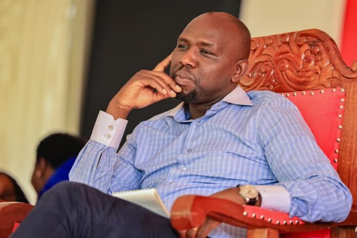 Interior Cabinet Secretary Kipchumba Murkomen during the Jukwaa La Usalama Initiative in Siaya County . Photo/Courtesy