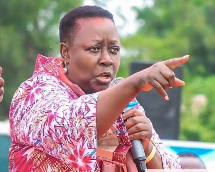 Former Prime Minister Raila Odinga's younger sister and Kisumu Woman Representative Ruth Odinga.
