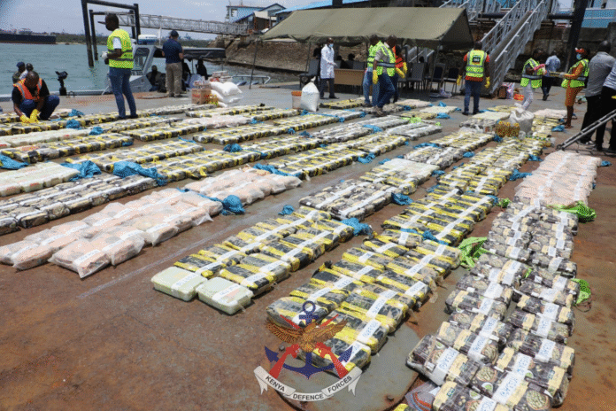 image Kenya Navy intercepts vessel with drugs worth Sh8.2 billion