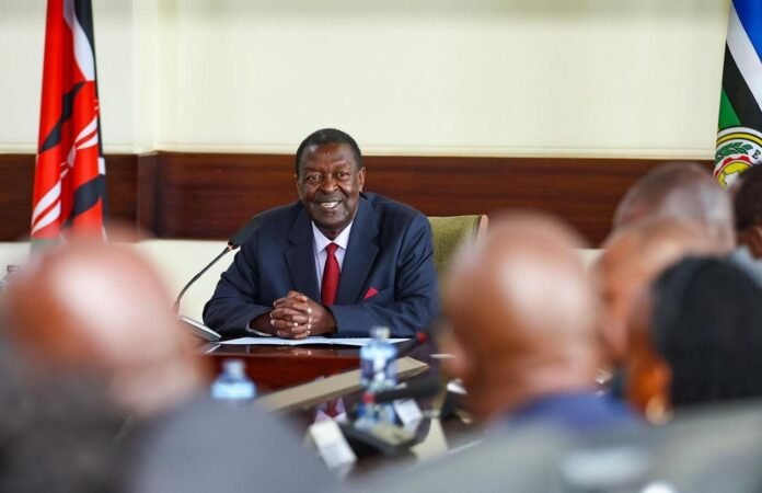 Prime Cabinet Secretary Musalia Mudavadi.