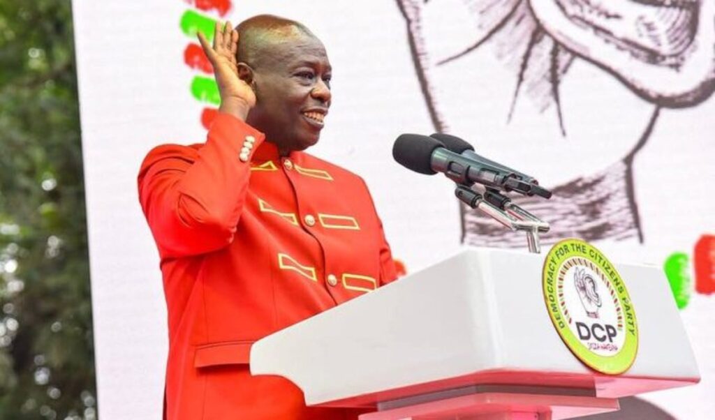 DCP party leader Rigathi Gachagua.