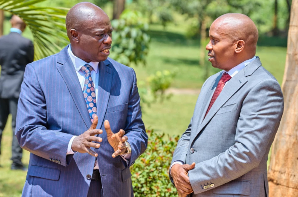Rigathi Gachagua with Kithure Kindiki