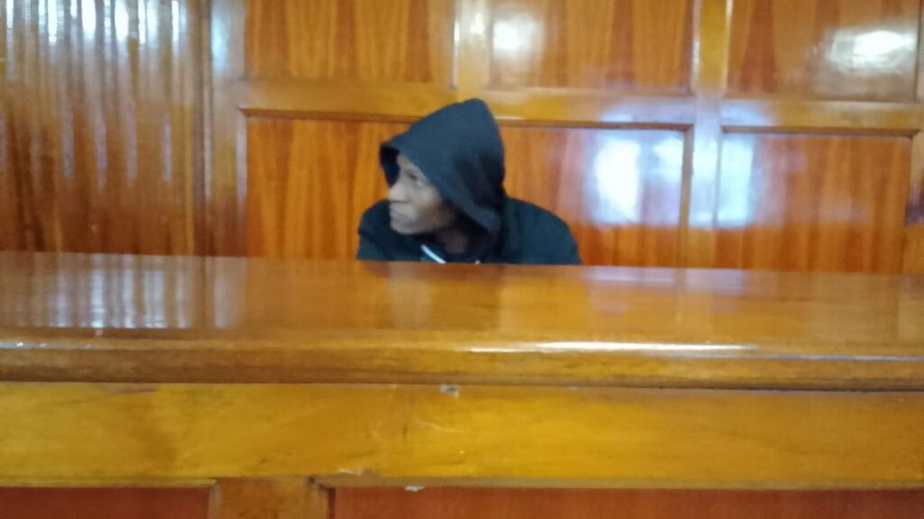 Constable Klinzy Masinde Barasa when he appeared before Justice Kanyi Kimondo at the Milimani High Court on Thursday, July 10, 2025. 