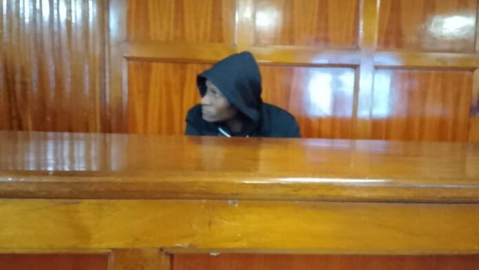 Constable Klinzy Masinde Barasa when he appeared before Justice Kanyi Kimondo at the Milimani High Court on Thursday, July 10, 2025.