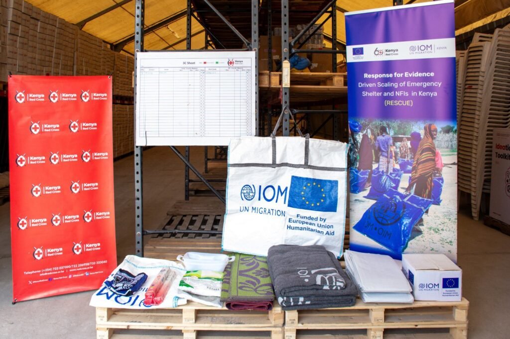 IOM Kenya and EU ECHO provide emergency shelter to 500 households displaced by clashes in Angata Barikkoi, Narok County, as the government deploys security and enforces curfews to restore peace. Photo/Kenya Redcross/X