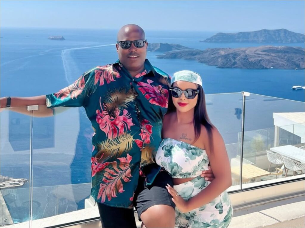 Jomo Gecaga and Lola Hannigan. PHOTO/@lolahannigan/Instagram