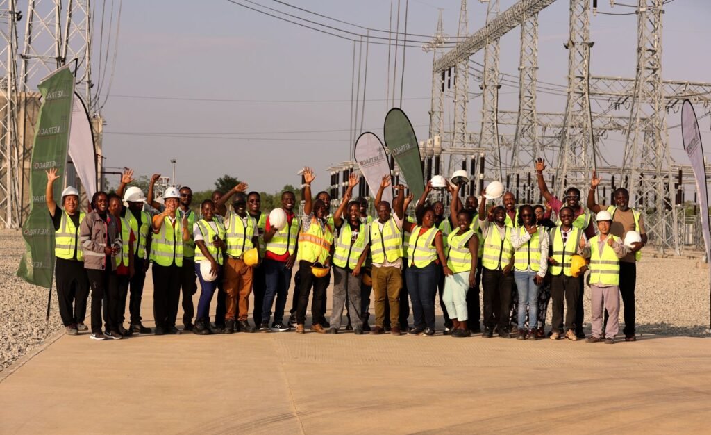 KETRACO engineers at the newly energized 400/220kV Mariakani Substation in Kilifi, which will boost electricity supply to the Coastal region.