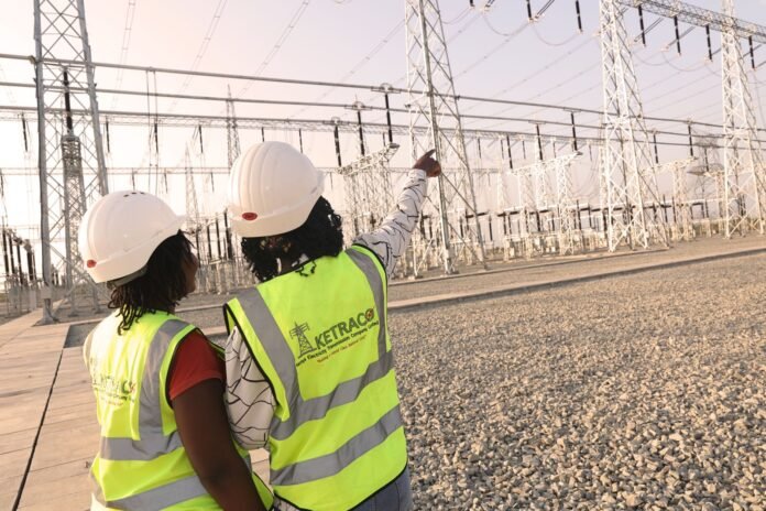 PHOTO-2025-12-25-09-52-17 KETRACO engineers at the newly energized 400/220kV Mariakani Substation in Kilifi, which will boost electricity supply to the Coastal region.