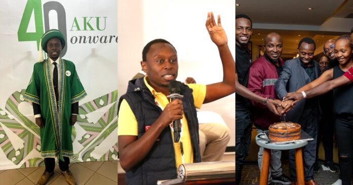 File photos of Kenyans.co.ke founder Robert Ndung’u, who recently shared his journey from working at Ogilvy Cambridge in San Francisco to building one of Kenya’s leading digital media platforms. Photos/Robert Ndung'u/X