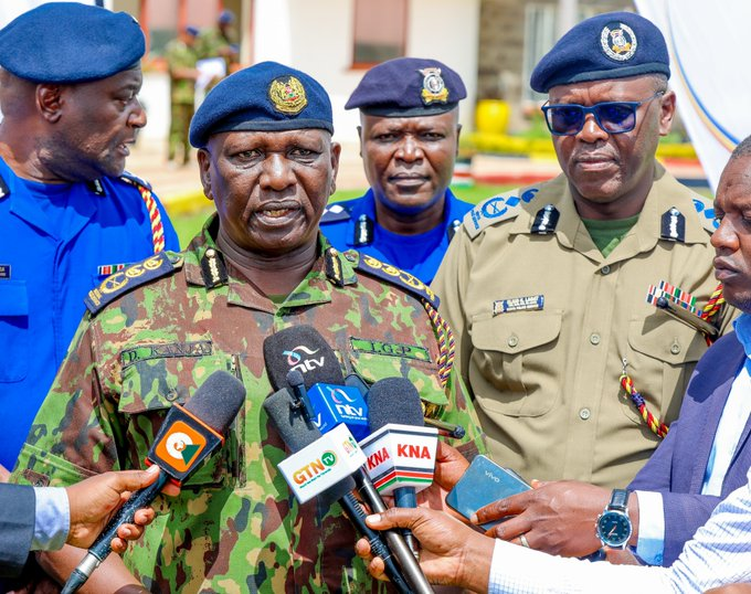 Inspector General of Police Douglas Kanja