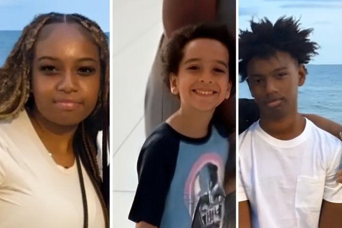 89e686ed-f130-4f2c-bc41-bcfabca62c66 The three children who died in the Naivasha crash: From Left: Njeri DeLeon (16), Kairu Winkelpeck(6) and Emmanuel DeLeon(13)