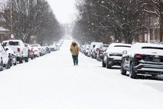 A powerful winter storm has killed at least three people across the US, knocked out power to nearly one million homes.