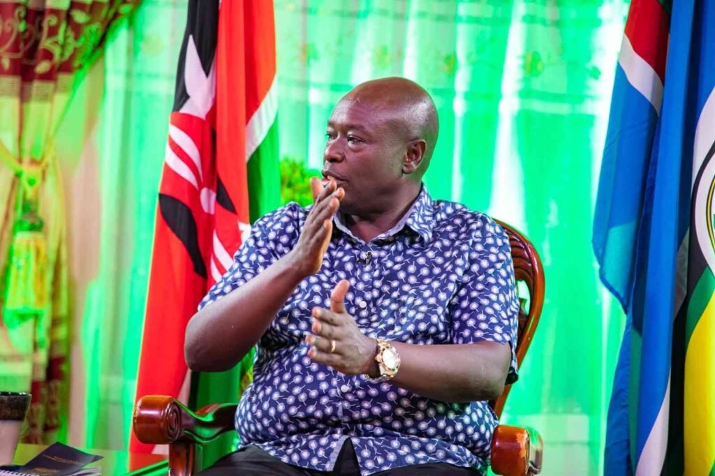 Former Deputy President Rigathi Gachagua in a past interview.