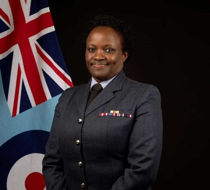 CRRIHQC2KRB5TH6SBMYZ An image of Wing Commander Joan Ochuodho, station commander of RAF Wittering.
