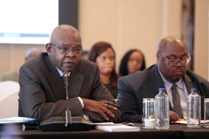 FdOnRySp Central Bank of Kenya Governor Kamau Thugge, before a joint session of the National Assembly committees on Finance and National Planning and Public Debt and Privatisation on January 20, 2025.
