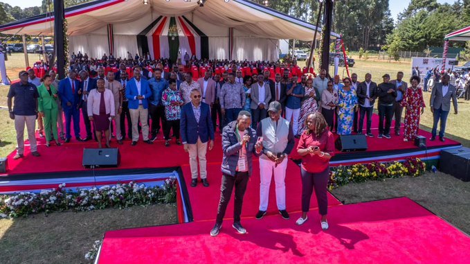 G-IpCbTXcAA_tEh President William Ruto disbursed about KSh250 million to over 9,500 young people from Uasin Gishu, Elgeyo-Marakwet, Nandi, Trans Nzoia, Turkana, and West Pokot counties under the Nyota Business Start Up Capital programme.