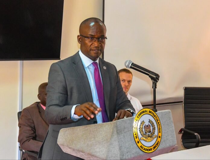 G_Btrp-WwAMA2zZ The Commandant of the National Criminal Investigations Academy (NCIA), Mr. Sospeter Munyi