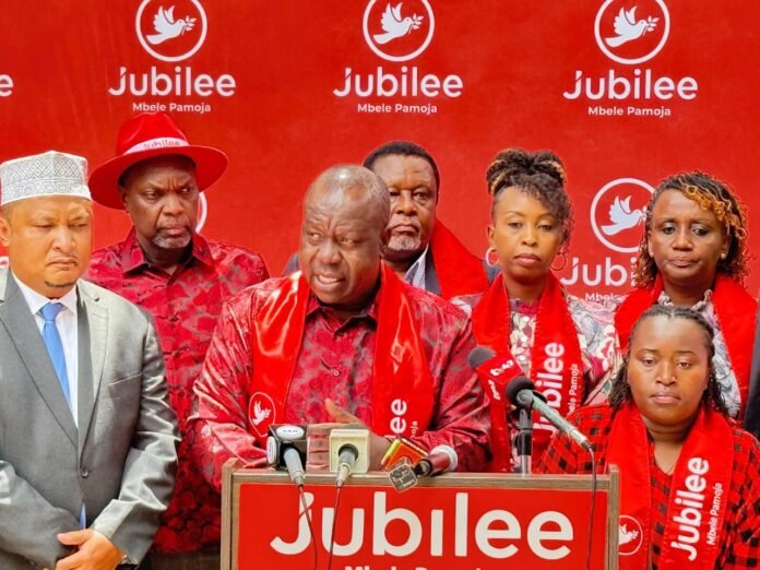 G_Q0n_ob0AAe0sz Jubilee Party has appointed former Narok MP Richard Ole Kenta as Secretary General, with Jeremiah Kioni named Deputy Leader, as the party reorganises ahead of the 2027 General Election.