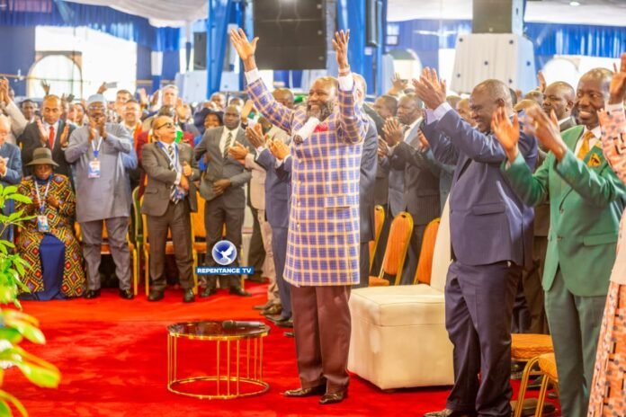 Prophet David Owour Prophet Dr. David Owuor at his Ministry of Repentance and Holiness event in Nakuru, inviting government investigators to review documented healing cases.