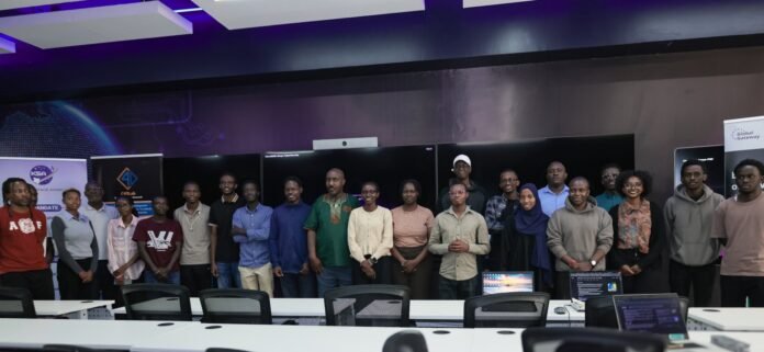 IMG_4922 Students participate in the Earth Observation Hackathon at the University of Nairobi C4DLab, using satellite data to develop climate and sustainability solutions.
