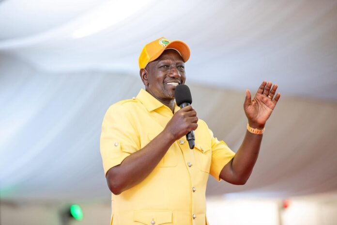 Ruto at Sagana State Lodge President William Ruto addressing Nyeri residents at Sagana State Lodge during a political meeting on January 17, 2026.