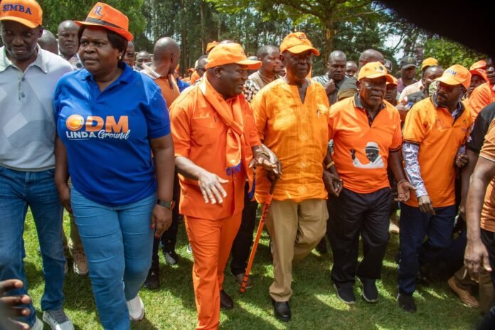 IMG_5131 ODM leader Oburu Oginga joins other leaders in Kakamega County. Image/ Oburu Oginga