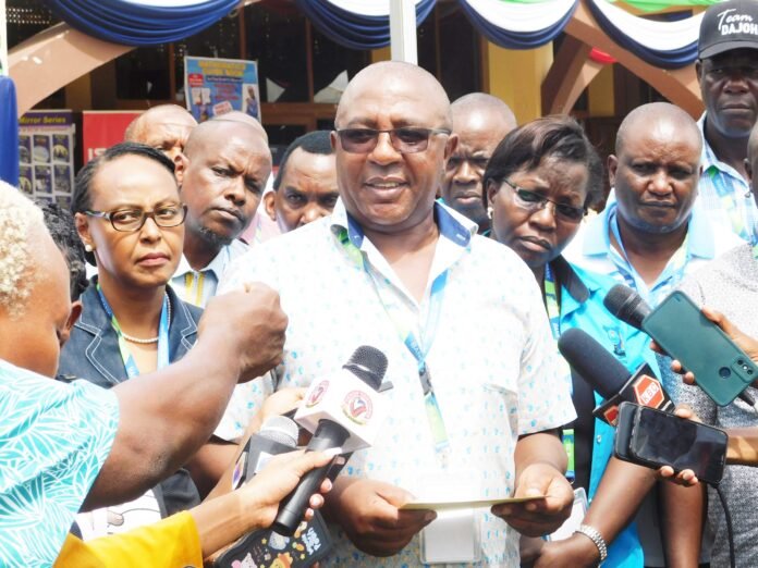 Kessha-National-Chairman-Willy-Kuria-Addressing-Journalist-at-the-on-gong-47th-Annual-Conference-Meeting-in-Mombasa-Photo-by-Collins-Akongo-scaled