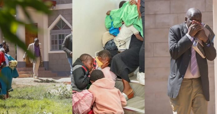 Teargas, stone-throwing, and chaos unfold at Othaya church as worshippers flee during Rigathi Gachagua’s service.