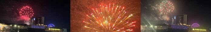 Two Rivers Display a spectacular 28-minute fireworks display. Photo/Joseph Muraya