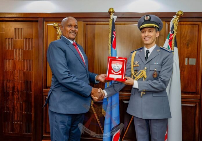 WhatsApp-Image-2026-01-15-at-19.54.23-1536x1075 The Chief of the Defence Forces, General Charles Kahariri received the Pioneer Moroccan Defence Attaché, Colonel Said Moistaid, at the Defence Headquarters in Nairobi.