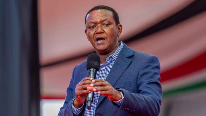 Labour CS Alfred Mutua.