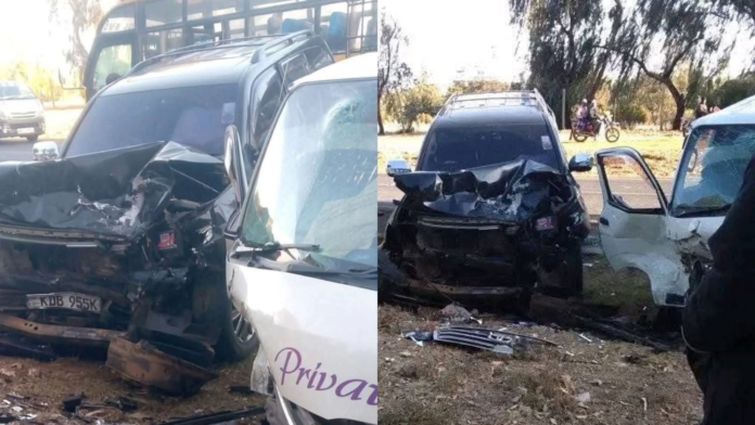 image Buuri MP Mugambi Rindikiri's vehicle after the accident