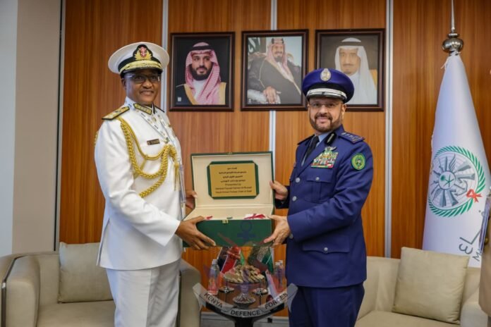 The Chief of the Defence Forces, General Charles Kahariri, recently attended the World Defence Show (WDS) 2026 in Riyadh, Saudi Arabia hosted under the Saudi Armed Forces.