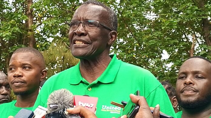 David Maraga and Kennedy Njeru Former Chief Justice David Maraga addresses supporters in Embu while campaigning for UGM candidate Kennedy Njeru, where he condemned alleged police brutality at political rallies and urged youth to register and vote in 2027.