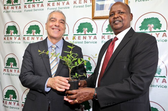 HAYptpWWwAArJRM Israel’s ambassador has met KFS leadership to expand cooperation on tree growing, forest conservation, fire surveillance, and dryland forestry technology.