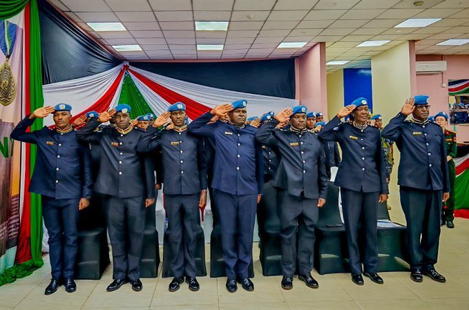 HAkm317XUAAtXb1 Kenyan police officers serving under UNMISS have been awarded United Nations medals for their role in protecting civilians and supporting peace in South Sudan.