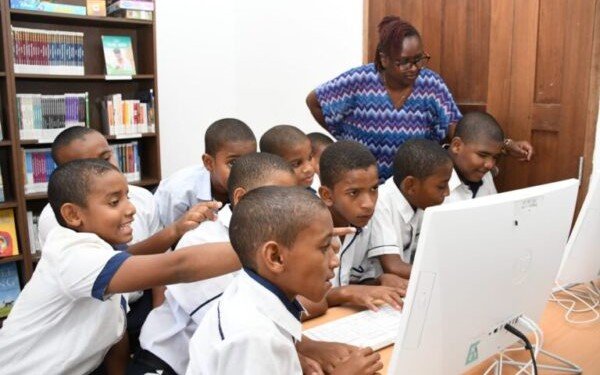 IMG-20260213-WA0011-768x512-1-600x400-1 Students at Shela Primary. The school has introduced an offline digital library system aimed at tackling persistent barriers to learning caused by unreliable internet connectivity in the region.
