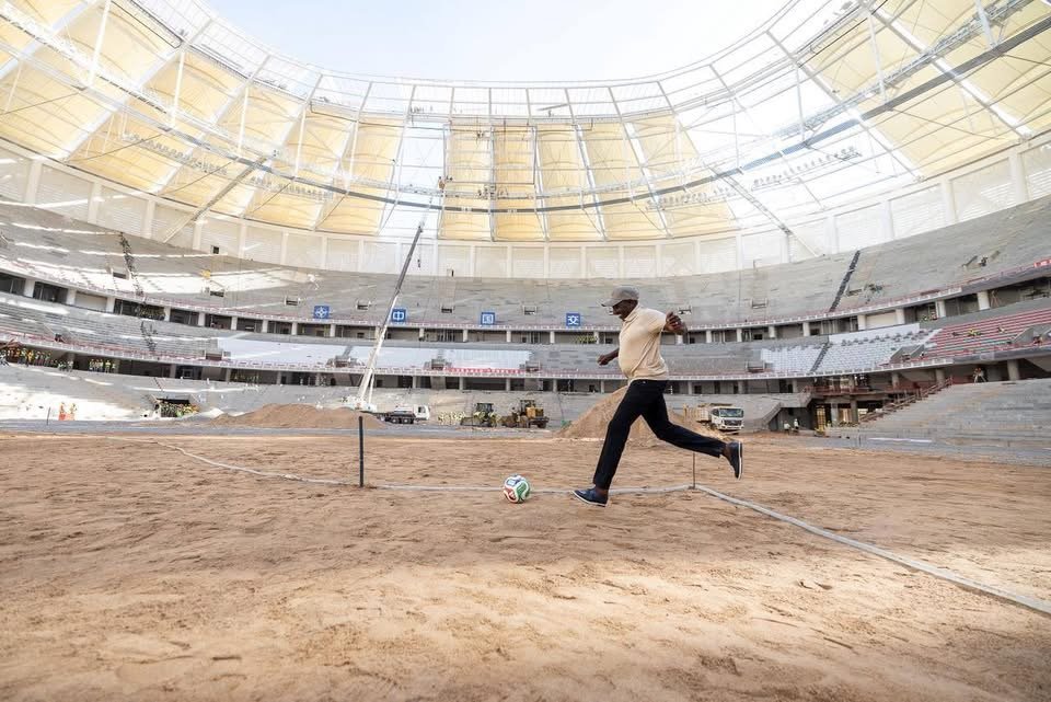 Ruto Tours Talanta Stadium, Promises Completion Ahead of AFCON 2027