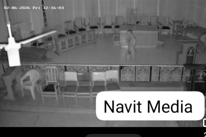 CCTV Shows Naked Thug with Torch Raiding St. Mark Gitugi Church After Gachagua Visit
