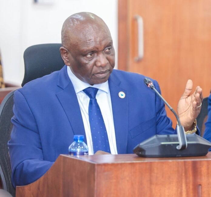 IG Douglas Kanja IG Douglas Kanja addressing the Senate’s County Public Accounts Committee, assuring lawmakers that police are ready to arrest and present governors who fail to comply with summons.