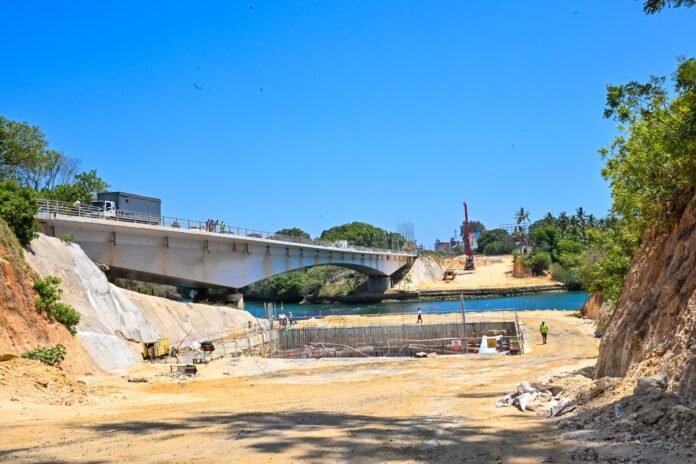 Mombasa–Kwa Jomvu corridor “A newly constructed bridge along the Mombasa–Kwa Jomvu corridor, part of Kenya’s coastal road upgrades designed to improve trade, tourism, and regional connectivity.”