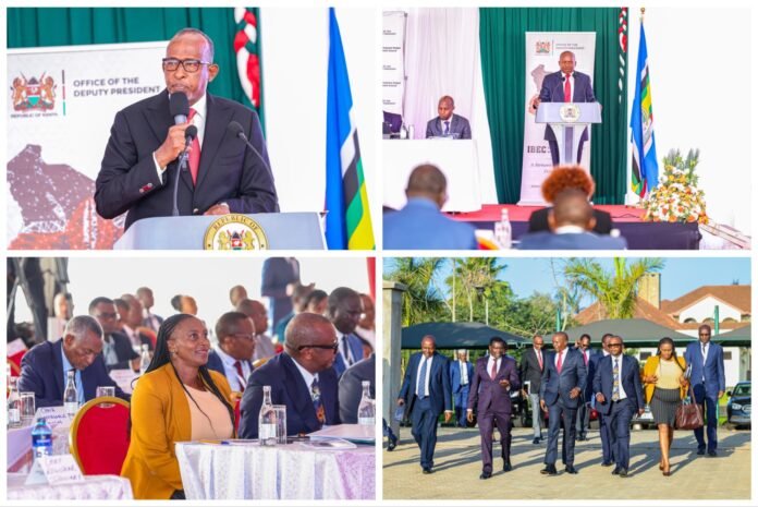 Ministry of Health Health CS Aden Duale updates IBEC on Kenya’s progress towards UHC, reporting 29.4 million Kenyans enrolled in SHA, Sh6.18 billion in medical equipment installed, and support for maternal and teen mother programs.