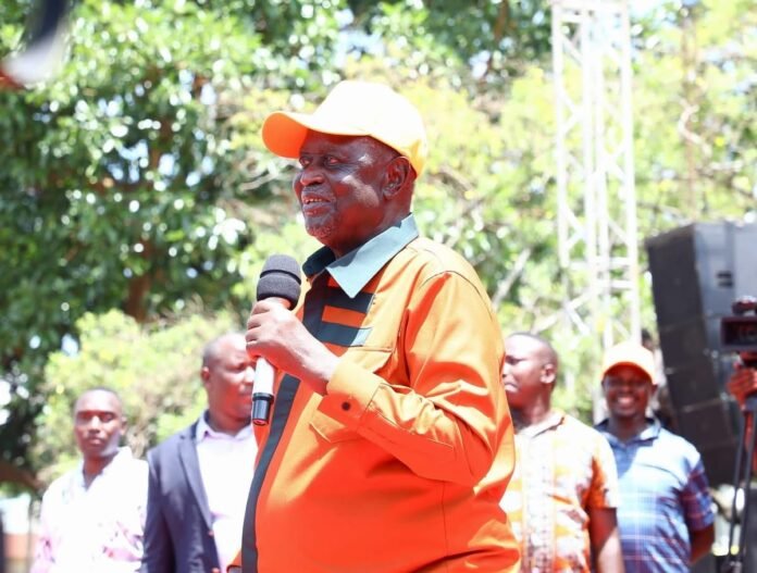 Oburu Oginga Oburu Oginga addresses supporters during a charged rally, where he told dissenting ODM members to leave if they are uncomfortable with the party’s direction.