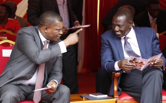 ilopmipwf92qv7za6106660d1f557 DP leader Justin Muturi says President Ruto’s rule is nearing its end, citing biblical imagery after police teargassed worshippers in Nyeri.