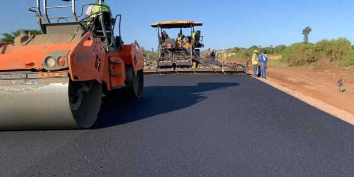 image Workers undertaking construction works on Taveta–Njukini–Illasit Road on January 21, 2026.